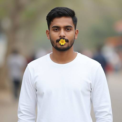 Realistic Portrait of Indian Groom