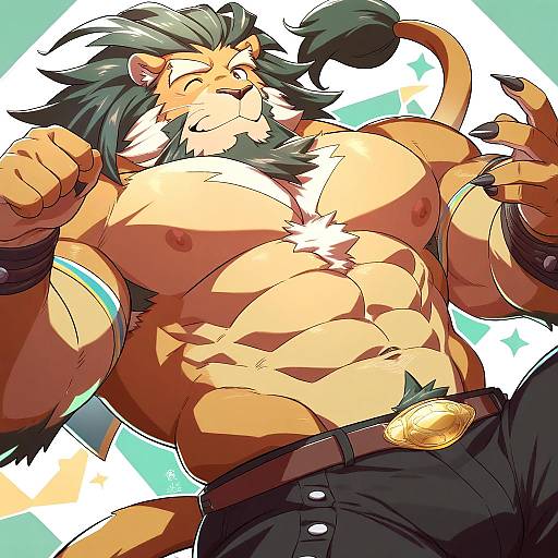 Illustration of Arsalan (housamo), tokyo afterschool summoners in the style of Jigatei (omijin)