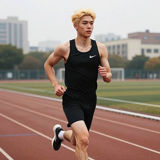 Strawberry Blonde Male Fitness Model