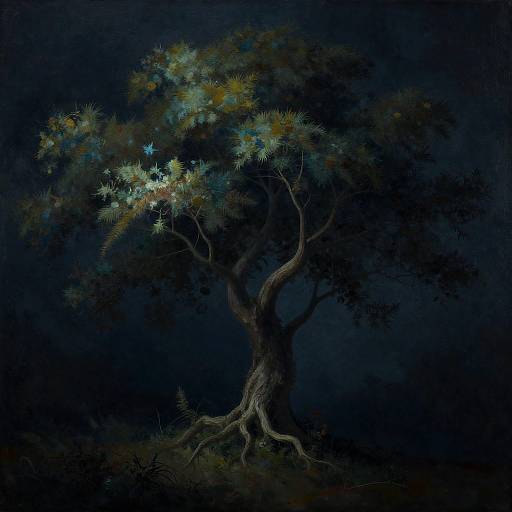 Realistic Nighttime Dryad Magic