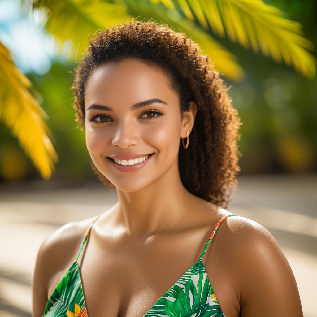 Vibrant Brazilian Beauty Portrait Photography