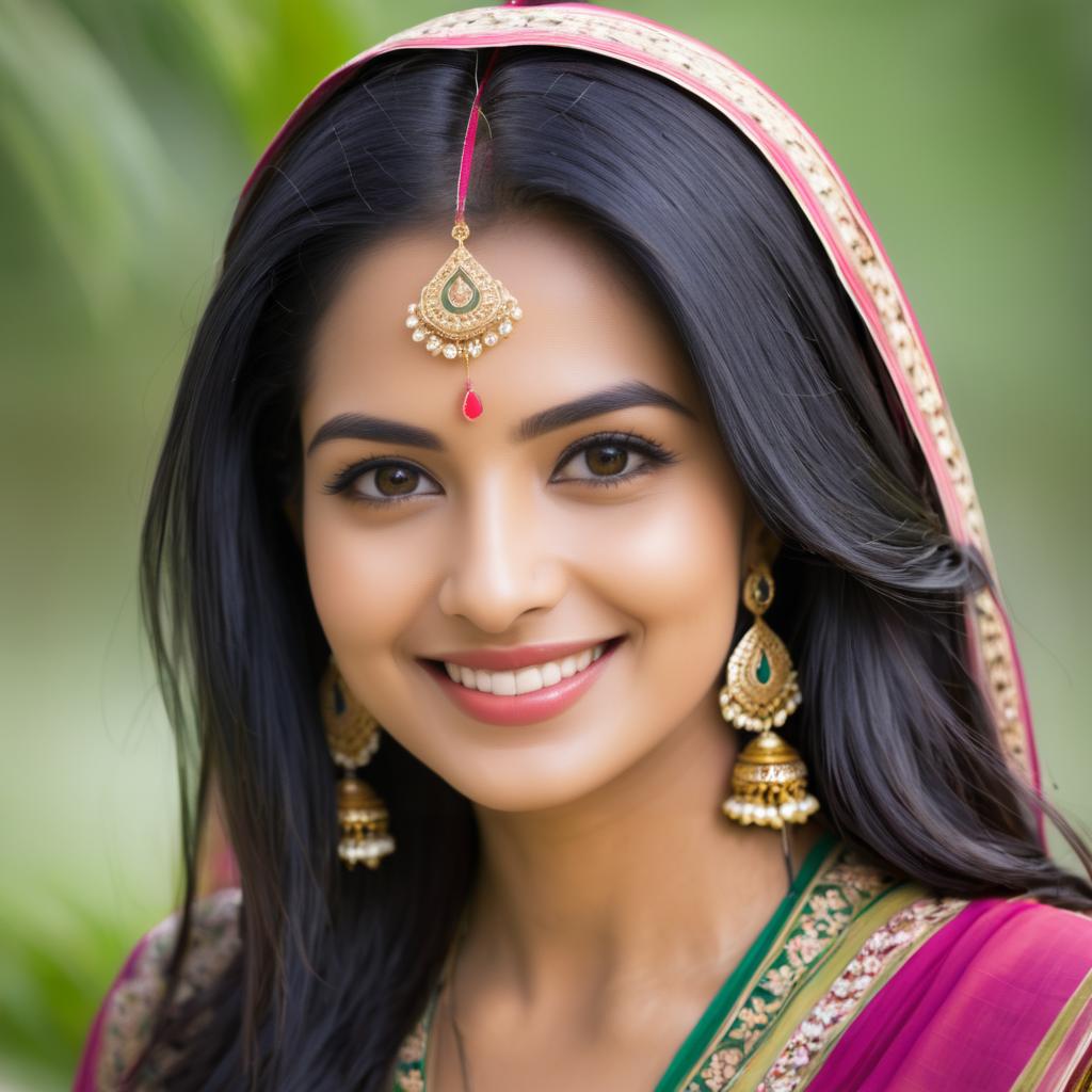 Traditional Beauty of South Asian Women