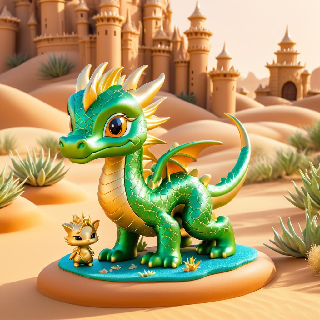 Brave Dragon's Magical Desert Adventure