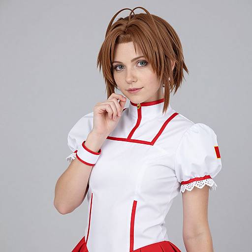 Realistic Sexy Sakura Matou Cosplay