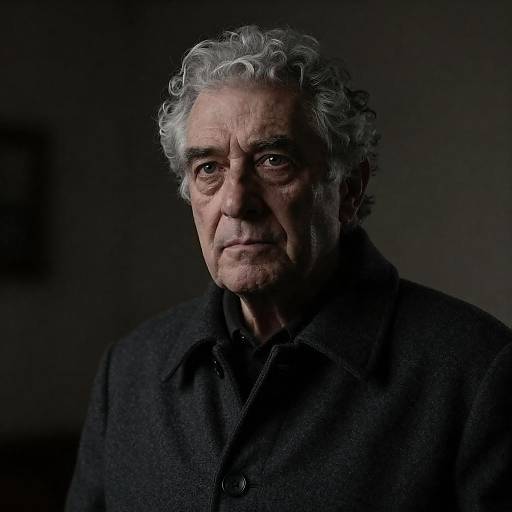 Dramatic Portrait of an Elderly Man
