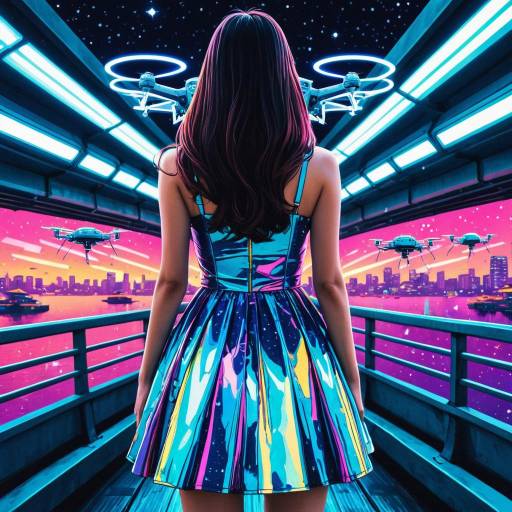 Intergalactic Princess at Neon Space Pier