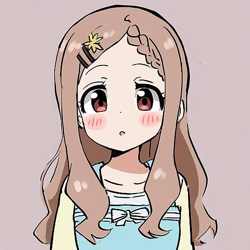 Illustration of Aoba kokona, yama no susume in the style of Ereka