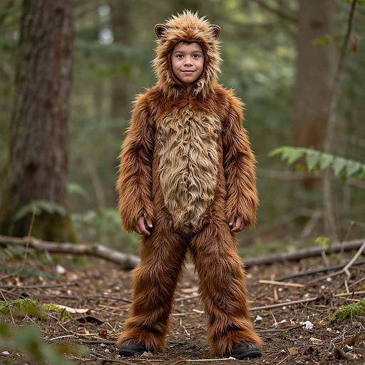 Youth Sasquatch Costume in Forest