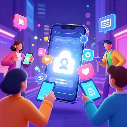 Futuristic Social Media Interaction