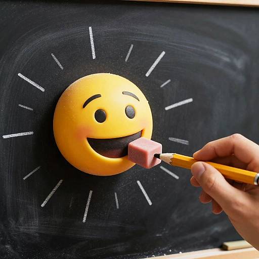 Photorealistic Eraser Removing Pencil Marks