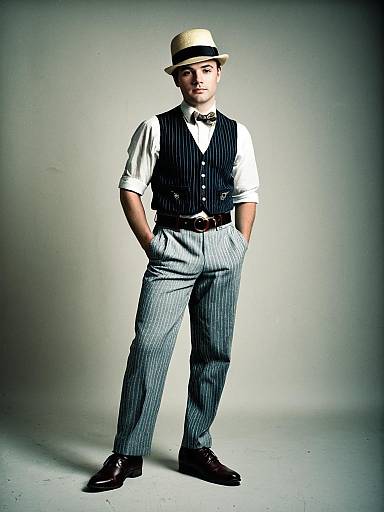 Gatsby Style Male Dance Costume