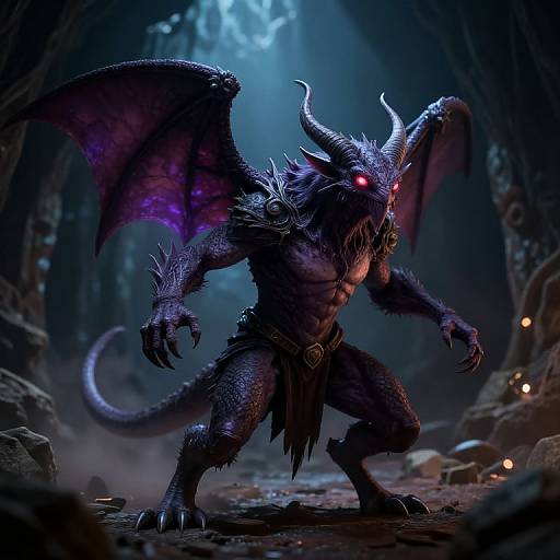 Storm Mephit in Cavern Dungeon