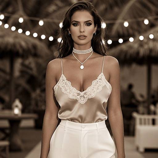 Bohemian Elegance in Tropical Sepia