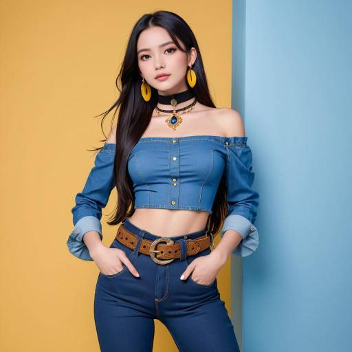 Fashion Portrait of a Stylish Girl