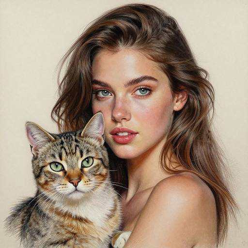 Ultra HD Portrait of Brunette Girl