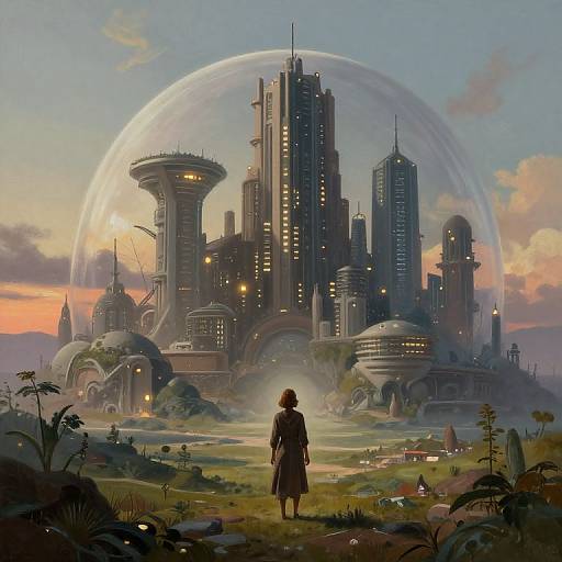 Surreal Futuristic Cities on Marte