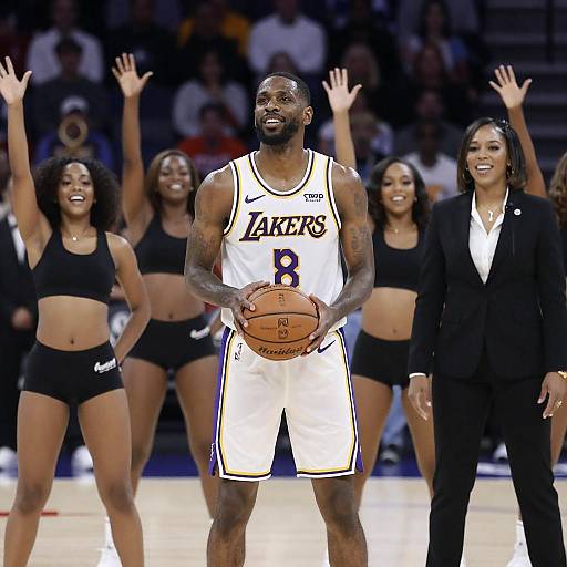 Exciting Basketball Game Celebration Scene