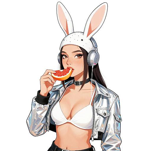Electric Rabbit Hip-Hop Female Character