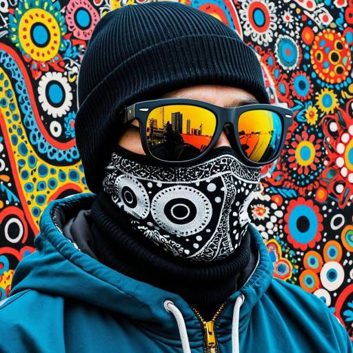 Cool Street Skater in Vibrant Patterns