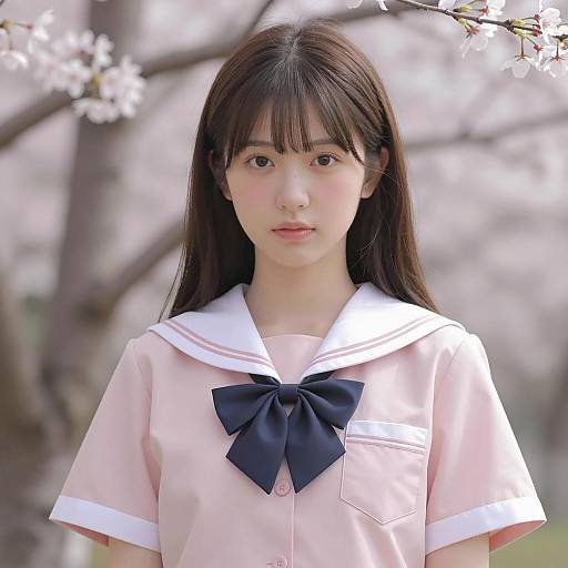 Photorealistic Sakura Kinomoto Inspired Image