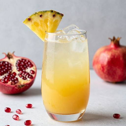 Tropical Pomegranate Pineapple Punch
