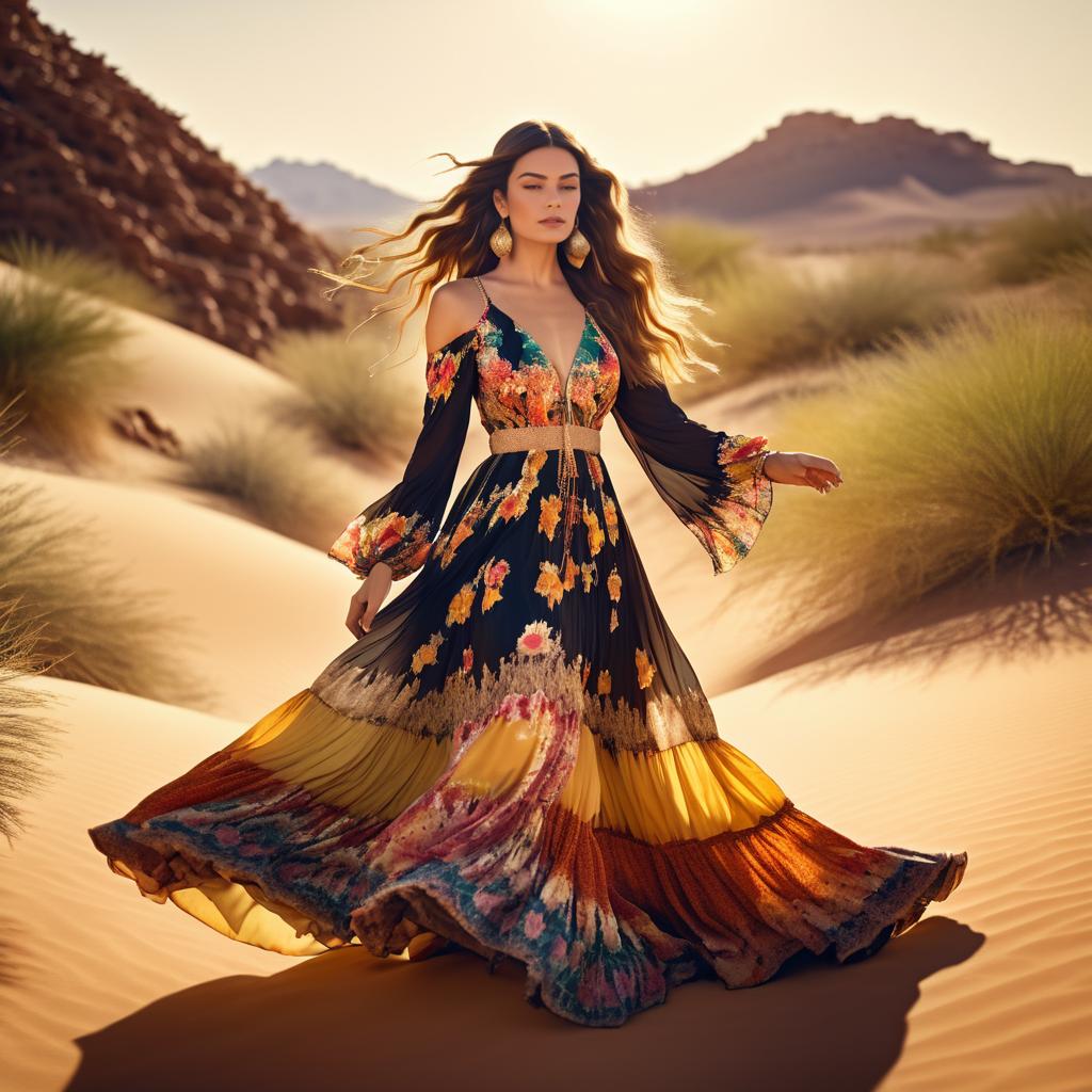 Fashion Photography in a Desert Oasis