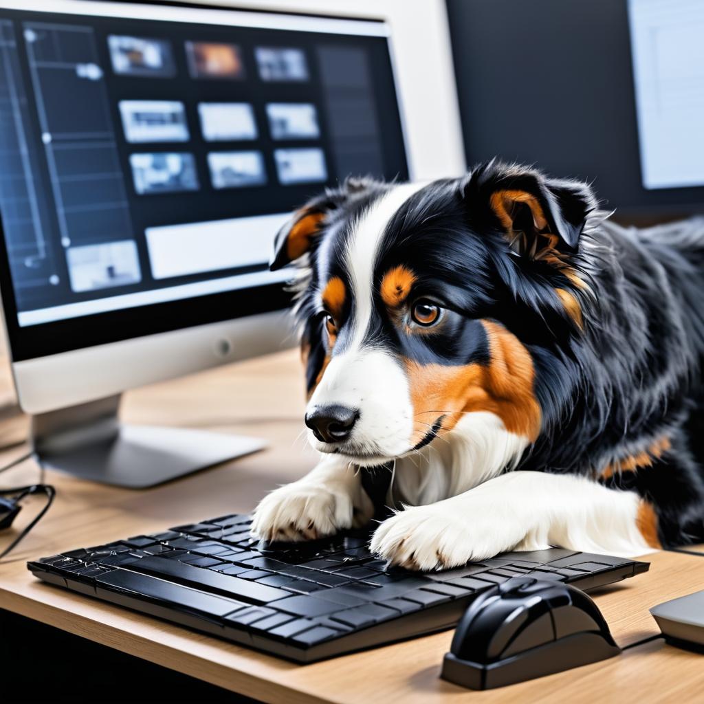 A Dog's Office: Canine Tech Guru