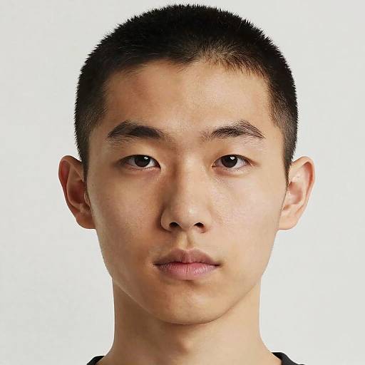 Gender-Neutral Face Reference Photo