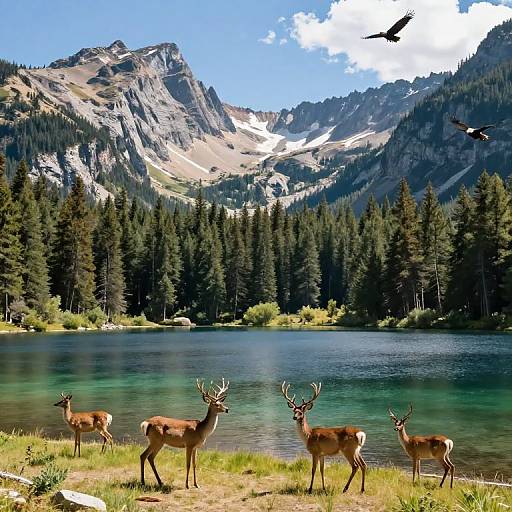 Photorealistic U.S. National Park Landscape