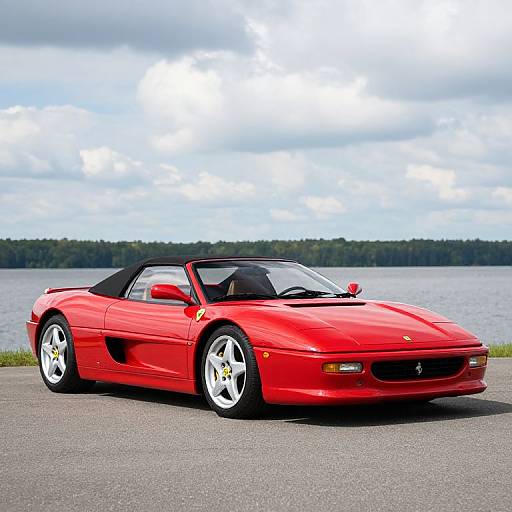 1996 Red Ferrari F355 Spider by Lake