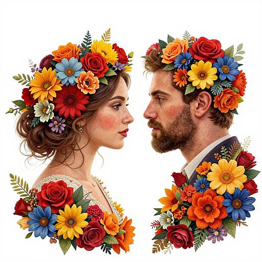 Floral Profiles of Love