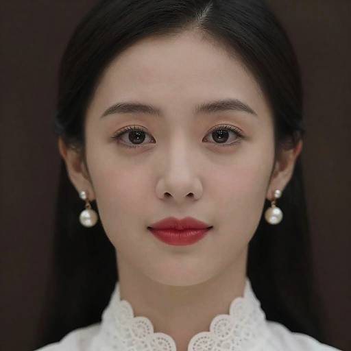 Close-Up Portrait of a Smiling Woman