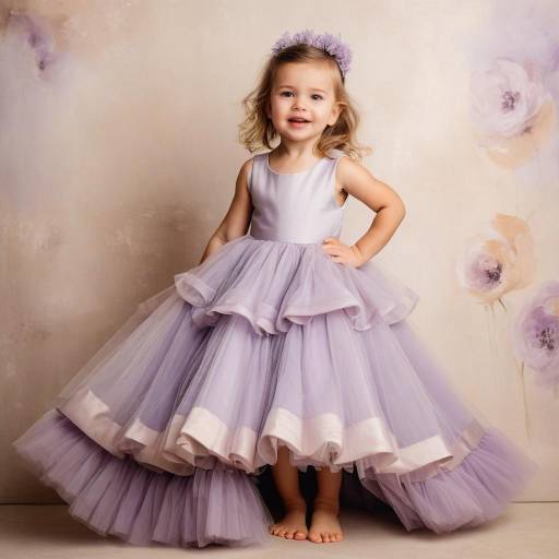 Smiling Toddler in Lavender Dress