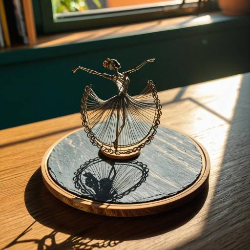 Whimsical Wire Figure in Enchanted Dance
