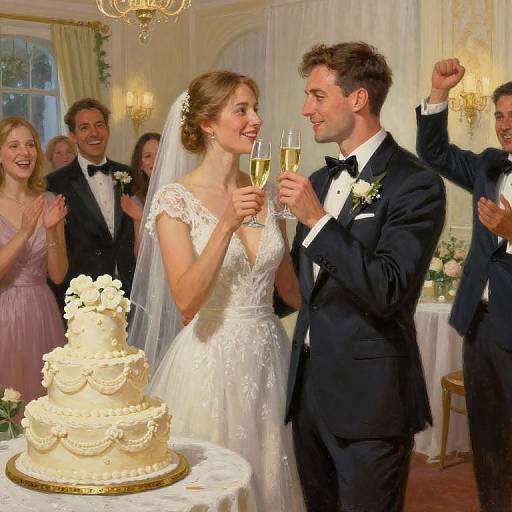 Interracial Gay Wedding Celebration