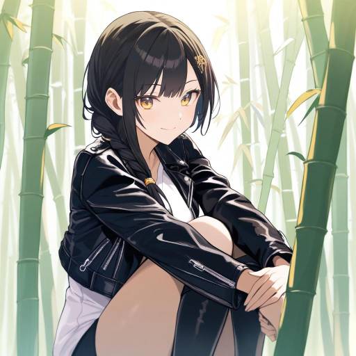 Determined Admiral in Bamboo Grove