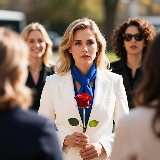 Outdoor Portrait of Four Women Together