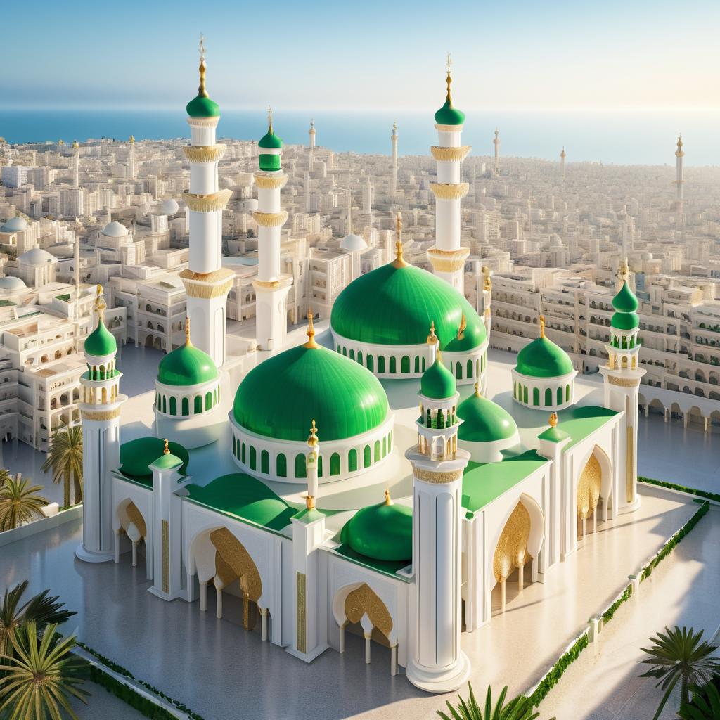 Bird's Eye View of Algiers Grand Mosque