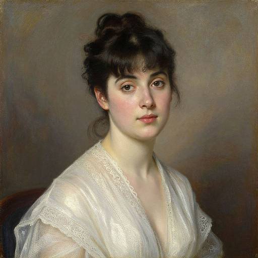 Elegant Portrait of Carmela Bertagna