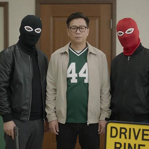 Dramatic Standoff at Drive-In Scene