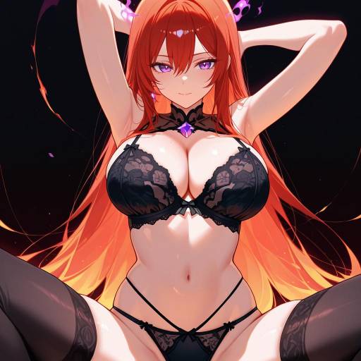 Mesmerizing Woman in Lingerie Portrait Mesmerizing Woman in Lingerie Portrait