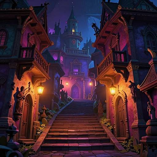 Medieval Haunted European Ghost Town