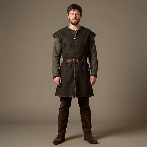 Realistic Medieval Male Costume Portrait
