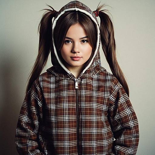 Adorable Plaid Munchkin Costume for Girls