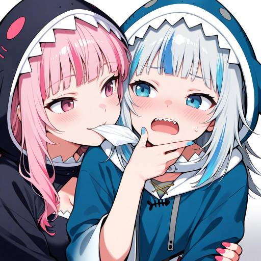 Charming Virtual YouTuber Duo Art