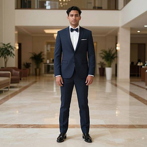 Man in Casual Dinner Suit