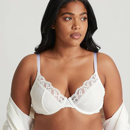 Elegant Portrait of a Woman in Lace