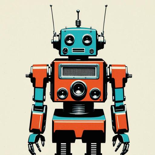 Retro Robot Pop Art