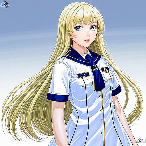 Illustration of Alicia florence, aria (manga) in the style of Sage joh