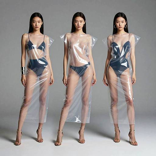 Avant-Garde PVC Fashion Editorial